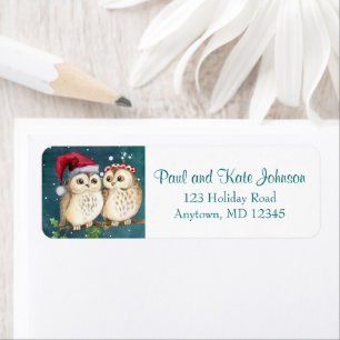 Owl Altijd houden Je krijgt het adres voor kerstte Etiket