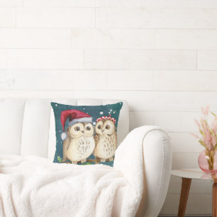 Owl Altijd van je houden   Kerstwinter Kussen