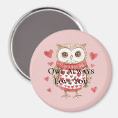Owl Altijd van je houden Magneet (Voorkant / Achterkant)