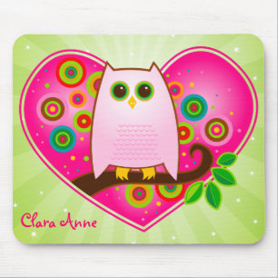 Owl Altijd van je houden Mousepad Muismat