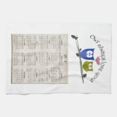 Owl altijd van je, keukenhanddoek uit 2013 (Horizontaal)
