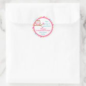 "Owl Always Be Your Friend" Sticker de Valentine (Sac)