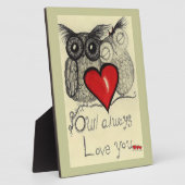 Owl Always Love You - Plaque (Côté)