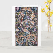 Owl and Flowers, William Morris Kaart (Gele Bloem)