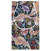 Owl and Flowers, William Morris Klein Cadeauzakje (Achterkant)