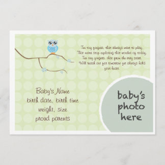 Owl Announcement Aankondiging