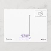 Owl Art Briefkaart - "Het bos bij nacht" (Achterkant)