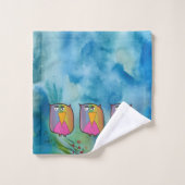 Owl "Art by Kids" Bad Handdoek (Wasdoekje)