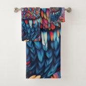 Owl Art Drawing Bad Handdoek (Insitu)