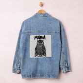 OWL ART GEPERSONALISEERDE Denim Jean Jacket (Hangar)