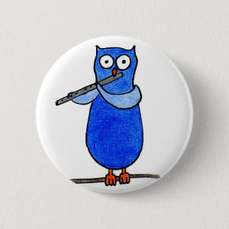 Owl Badge Ronde Button 5,7 Cm