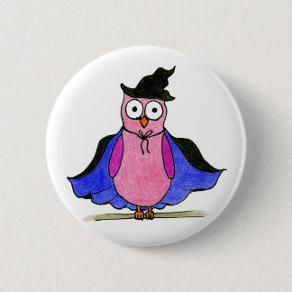 Owl Badge Ronde Button 5,7 Cm