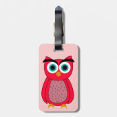Owl Bagagelabel (Achterkant verticaal)