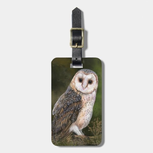 Owl Bagagelabel (Voorkant verticaal)