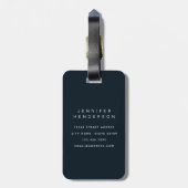 Owl Bagagelabels (Achterkant verticaal)