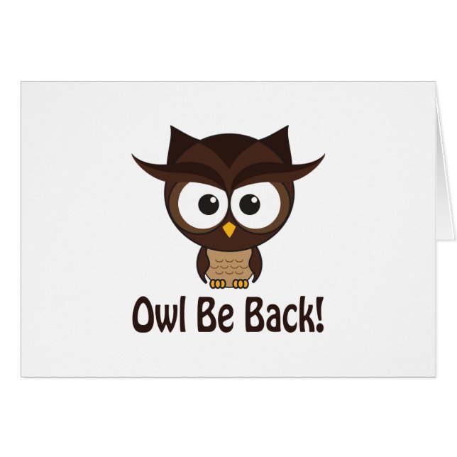 Owl Be Back (Devant Horizontal)