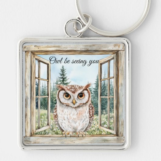 Owl Be Seeing You Sleutelhanger (Voorkant)