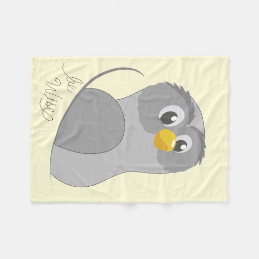 Owl-Be Wise Fleece Blanket (Voorkant (Horizontaal))