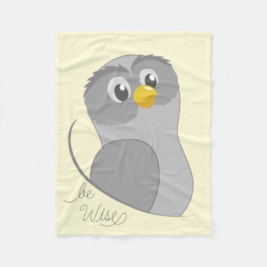 Owl-Be Wise Fleece Blanket (Voorkant)