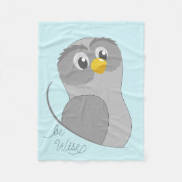 Owl-Be Wise Fleece Blanket Deken