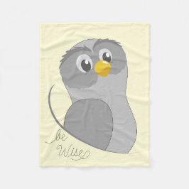 Owl-Be Wise Fleece Blanket Deken