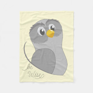 Owl-Be Wise Fleece Blanket Deken