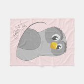 Owl-Be Wise Fleece Blanket Deken (Voorkant (Horizontaal))