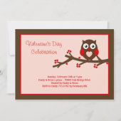 Owl Be Your Valentine's Party Invitation (Devant)