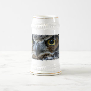 Owl Beer Stein Bierpul