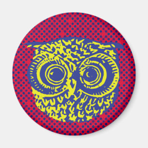 owl bird graphic magneet
