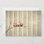 Owl Birth Announement Aankondiging (Achterkant)