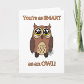 Owl Birthday Kaart (Voorkant)