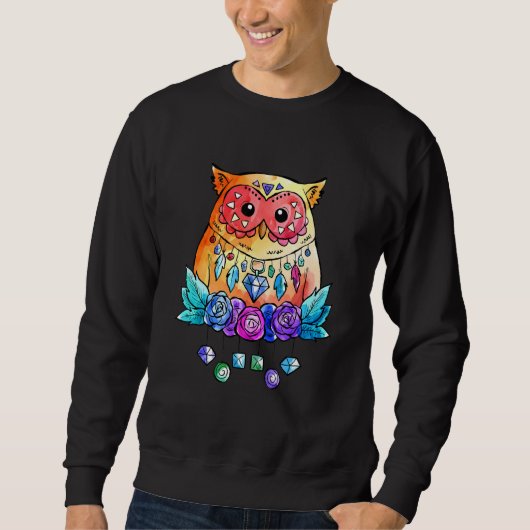 Owl Boho Chic Trui (Voorkant)