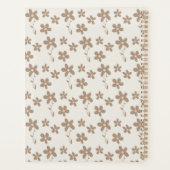 Owl Boho Floral Enseignant Planificateur (Dos)