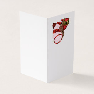 Owl Book Folded Visitekaartje