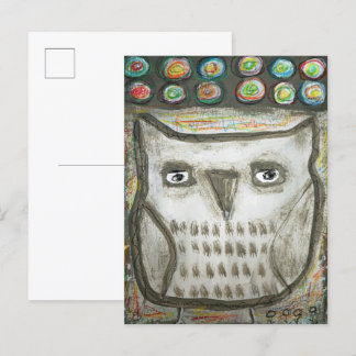 Owl Briefkaart