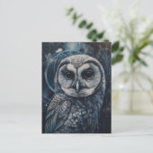 Owl Briefkaart (Staand voorkant)