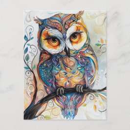 Owl Briefkaart
