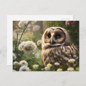 Owl Briefkaart (Voorkant / Achterkant)