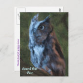 Owl Briefkaart (Voorkant / Achterkant)