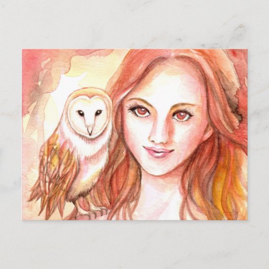 Owl Briefkaart (Voorkant)