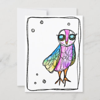 Owl Briefkaart