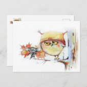 Owl briefkaart (Voorkant / Achterkant)