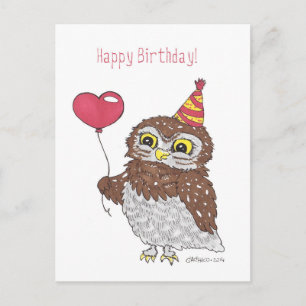 Owl Briefkaart