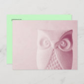 Owl Briefkaart (Voorkant / Achterkant)