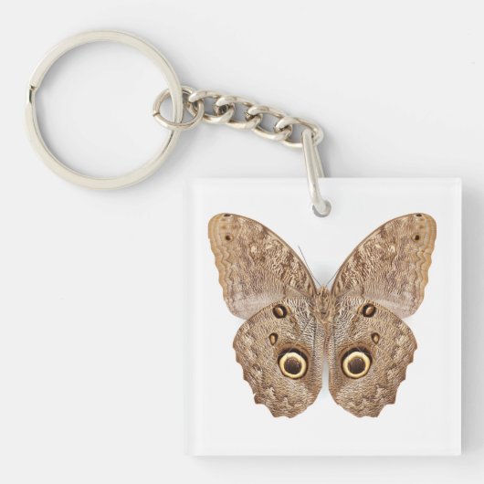 Owl Butterfly Sleutelhanger (Voorkant)