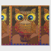 Owl Cadeaupapier (Vlak)