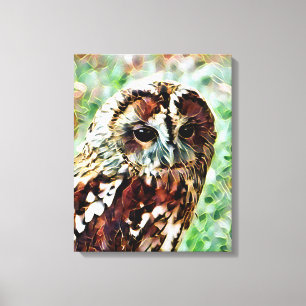 OWL CANVAS AFDRUK