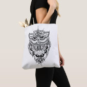 Owl Canvas tas (Dichtbij)