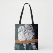 Owl Canvas tas (Voorkant)